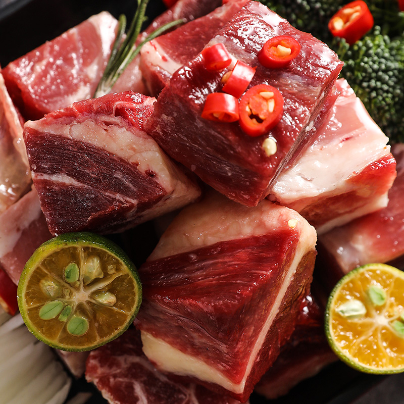 大庄园 调理牛腩块 4斤 500g*4袋 烤肉烧烤必备！ 63.93元（需买3件，需用券）