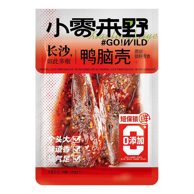 零零亲 湘辣鸭脖 120g*1袋 ￥4.01