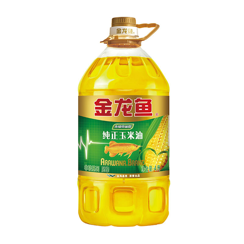 金龙鱼纯正玉米油4L家用企业福利团购压榨食用油 ￥38.9