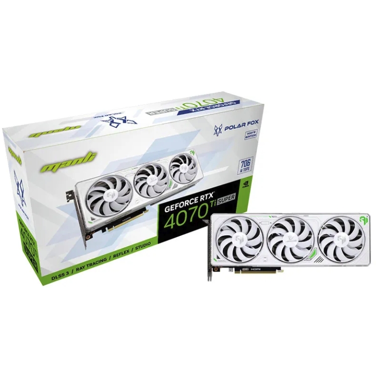 百亿补贴：万丽 GeForceRTX 4070Ti SUPER 16G 雪狐 独立显卡 5799元