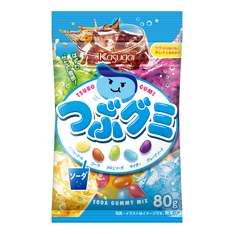 plus会员：春日井（kasugai）粒粒软糖汽水味80g 3.91元