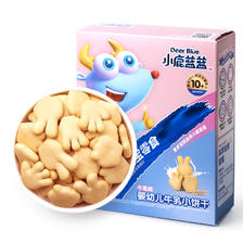 小鹿蓝蓝 婴幼儿牛乳小饼干 80g 6.45元（需买3件，需用券）