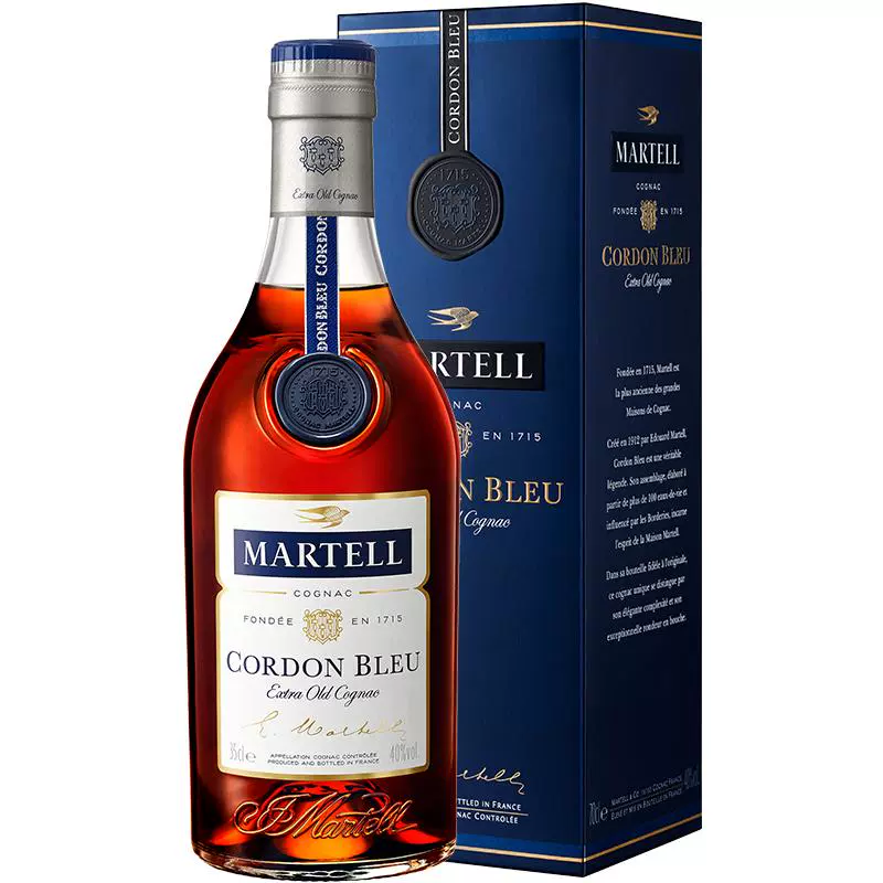 MARTELL 马爹利 蓝带 xo 干邑白兰地 40%vol ￥673.55