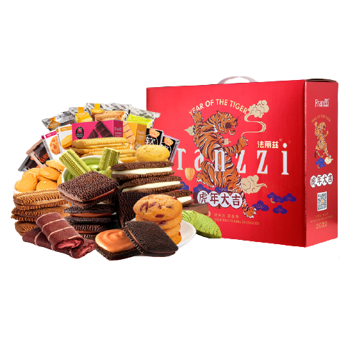 Franzzi 法丽兹 虎年大吉 饼干礼盒装 混合口味 1.15kg 52.9元（需用券）