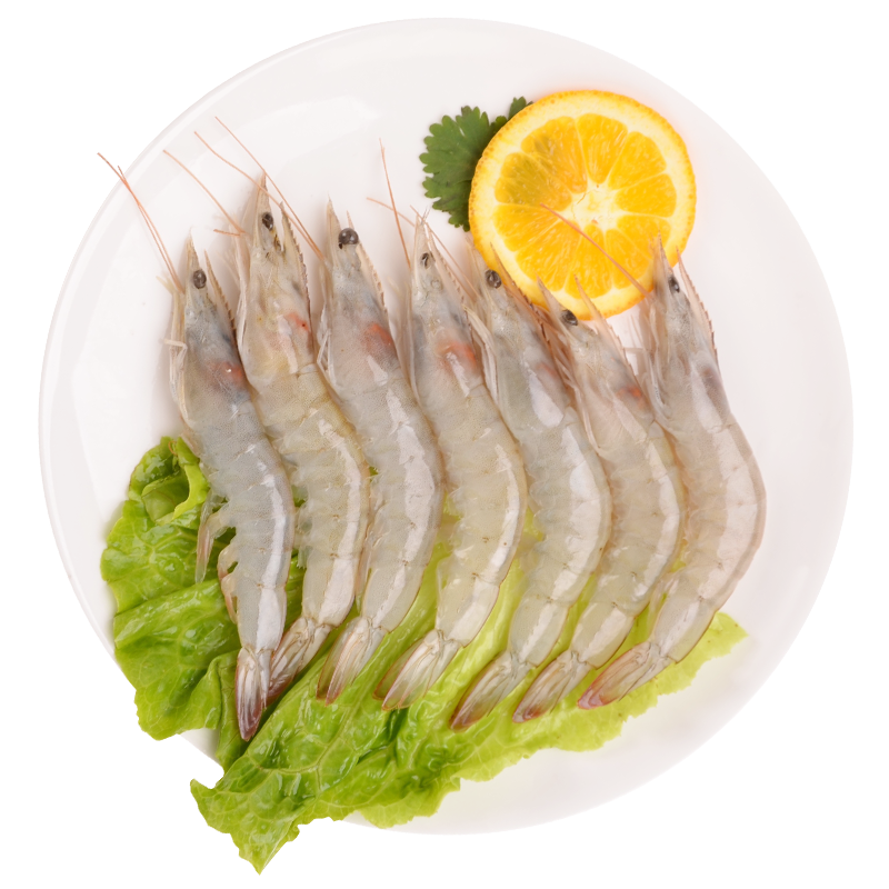 鲜生说 厄瓜多尔单冻巴掌大虾1.5kg 加大号 20-30只/kg 露营海鲜烧烤 76.3元
