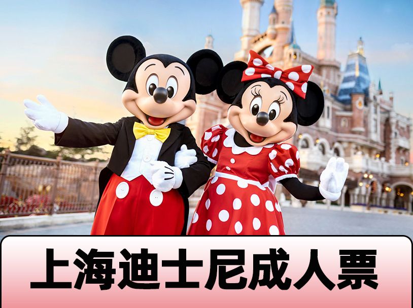 美团 上海迪士尼 1日早鸟成人票 早鸟票 未兑随时退！原价576元现仅389元（