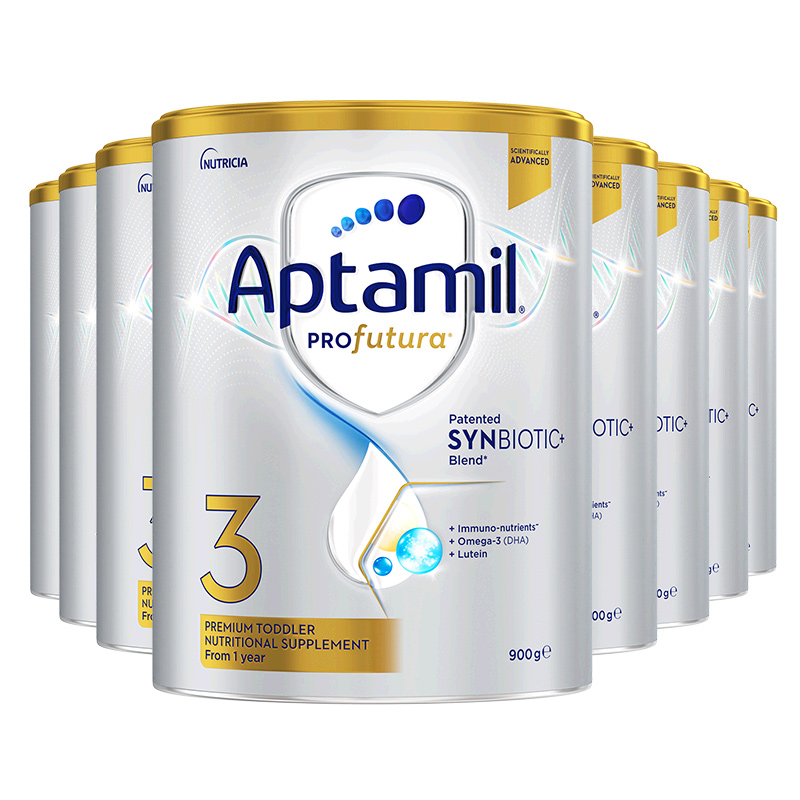 Aptamil 爱他美 澳洲白金 活性益生菌奶粉 3段 900g*8罐 1727.11元（含税包邮，双