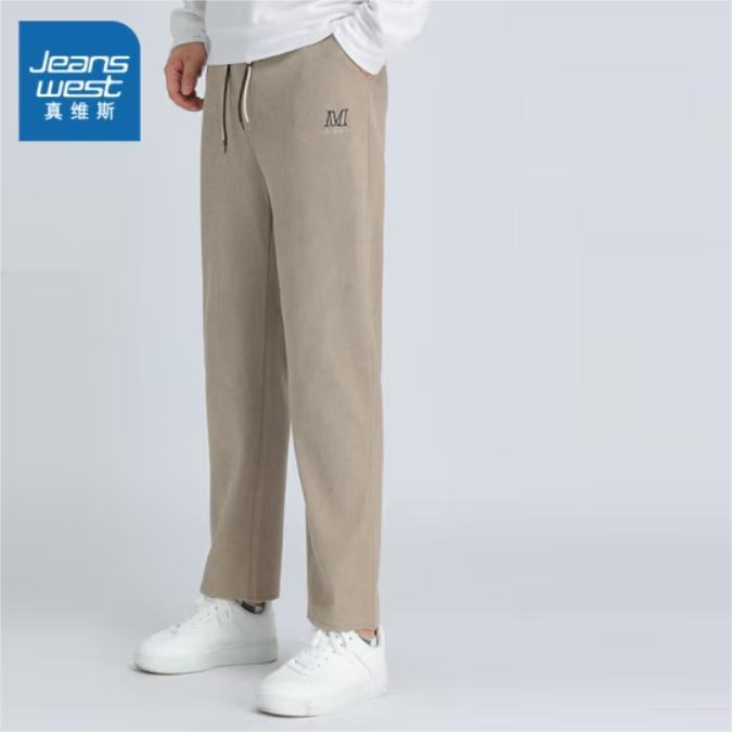 JEANSWEST 真维斯 男士直筒灯芯绒休闲裤 34.65元（需领券 +凑单品34.65元）