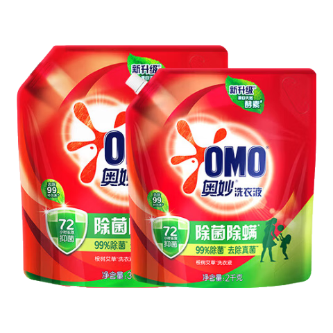 京东百亿补贴，PLUS会员，需首购:奥妙 洗衣液10斤 29.85元