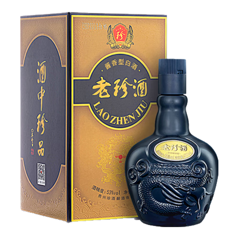 plus会员:珍酒老珍酒 53度酱香型白酒 500ml*1 *2件 合84元/件（如有200-20券到手