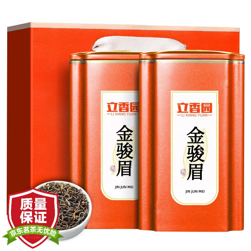 立香园 金骏眉红茶 300g/2罐礼盒装 37.26元（需用券）