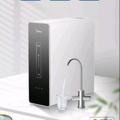 PLUS会员: 美的（Midea）麒麟J600S净水器 家用RO反渗透直饮 600G1.5L/分 1403.00元+9.