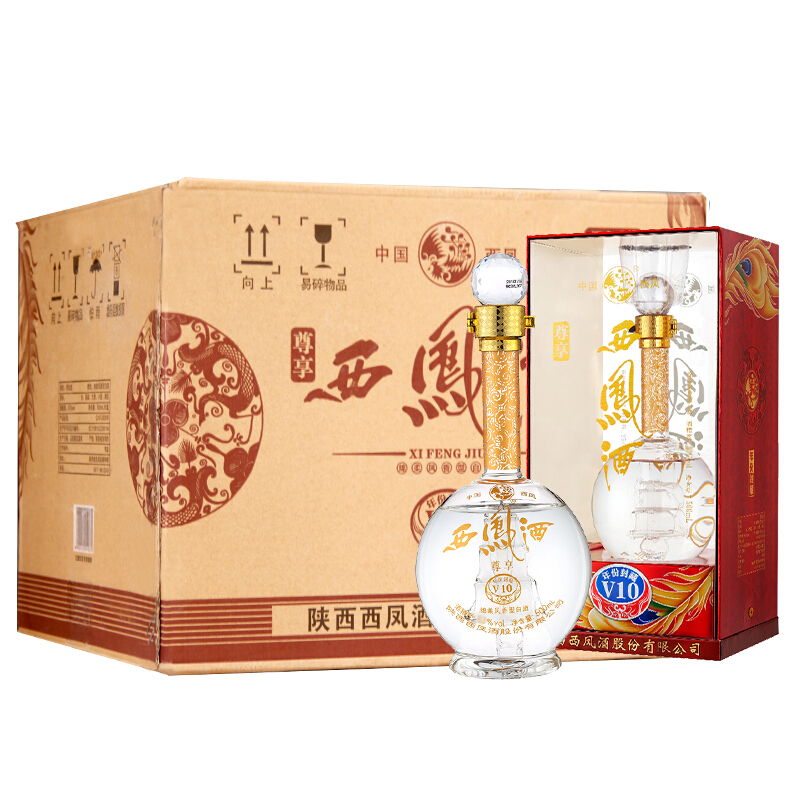 移动端：西凤酒 52%vol 凤香型白酒 500mL*6瓶 432.98元