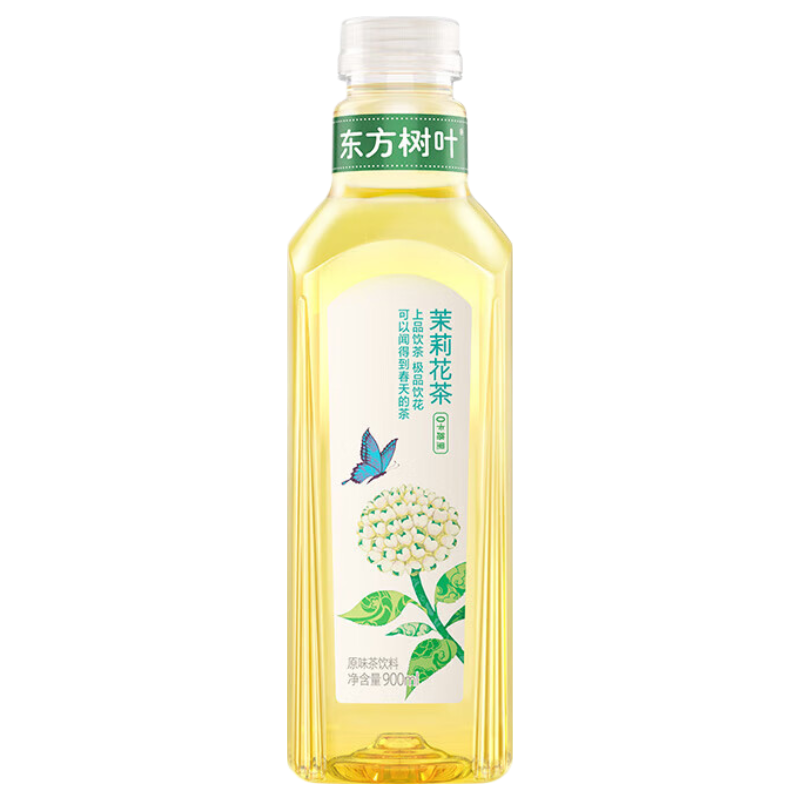 农夫山泉东方树叶 茉莉花茶 900ml 无糖零脂零卡 3.6元 包邮