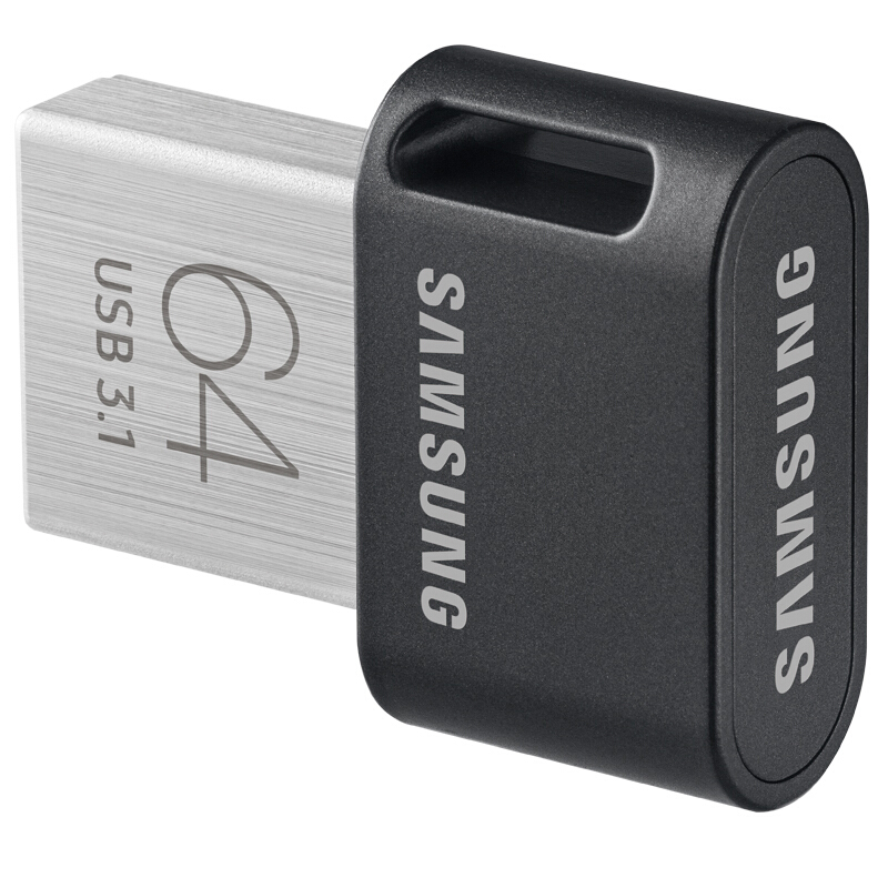 SAMSUNG 三星 Fit Plus USB 3.0 Gen 2 U盘 黑色 64GB USB-A 79.9元