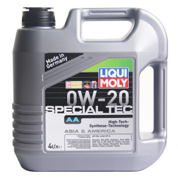 LIQUI MOLY 力魔 特技AA全合成机油 0W-20 SP 4L 350.1元