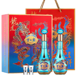 洋河 梦之蓝龙凤呈祥 52度 浓香型白酒 550ml*2瓶 741.53元 - 86线报 洋河 梦之蓝龙凤呈祥 52度 浓香型白酒 550ml*2瓶 741.53元 - 86线报