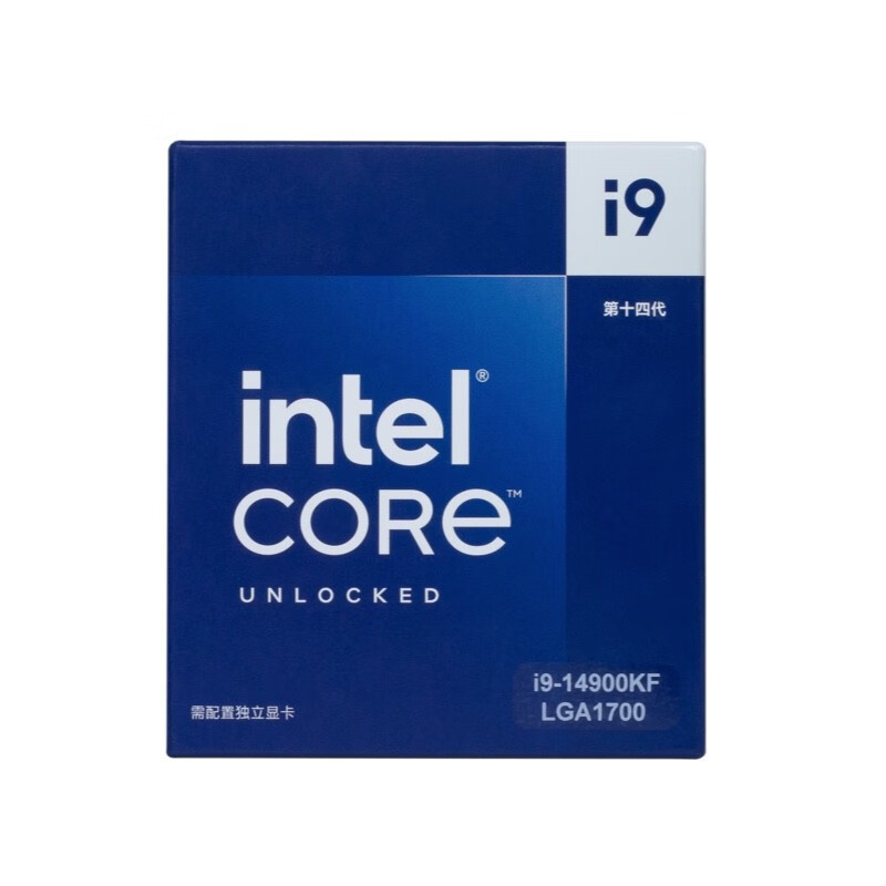 PLUS会员：intel 英特尔 酷睿i9-14900KF CPU 3.2GHz 24核32线程 4267.51元