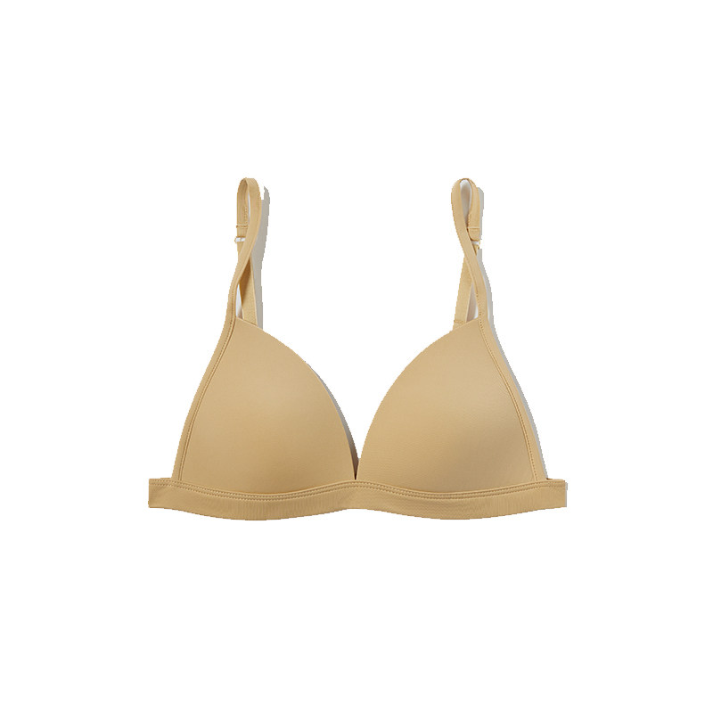 TWOPIECE 深V法式三角杯内衣女复古1595无钢圈美背舒适文胸 34.3元