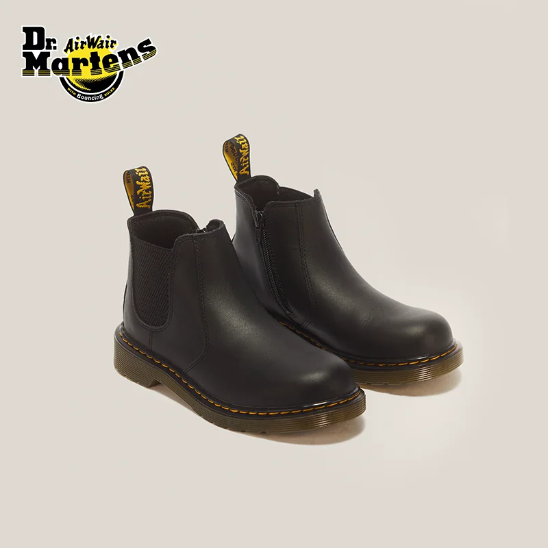 Dr.Martens 2976Y英伦秋冬舒适百搭入门软皮黑色切尔西靴 289.19元 - 清风线报