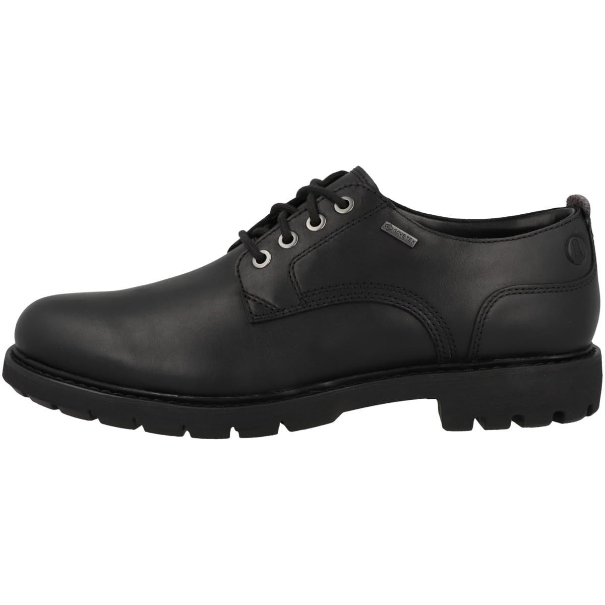 【含税直邮】Clarks 男士 Batcombetiegtx 牛津鞋, 黑色皮革, 42.5 EU 预估约￥767.5