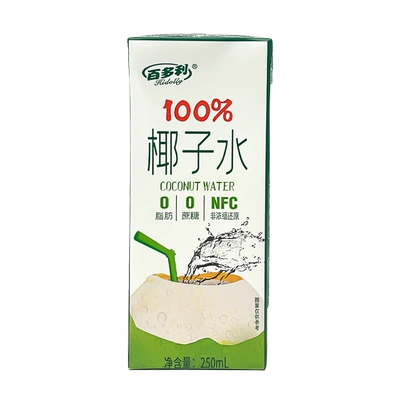 百多利 nfc鲜榨纯椰汁 250ml*10瓶 16.9元（需领券）