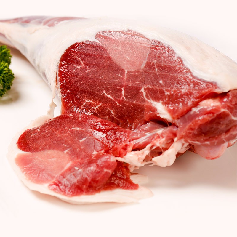 大庄园 鲜京采新西兰原切去骨羊后腿肉2kg 京东自有品牌 进口羊肉 烧烤炖煮