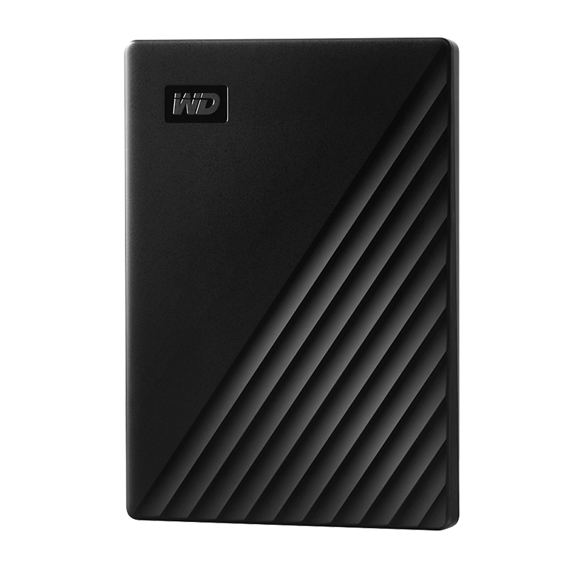 plus会员：西部数据（WD）2TB 移动硬盘 USB3.0 My Passport随行版2.5英寸 黑 机械硬