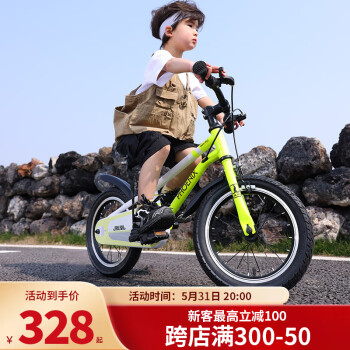 PHOENIX 凤凰 儿童自行车单车 春意绿-碟刹 16寸 ￥458