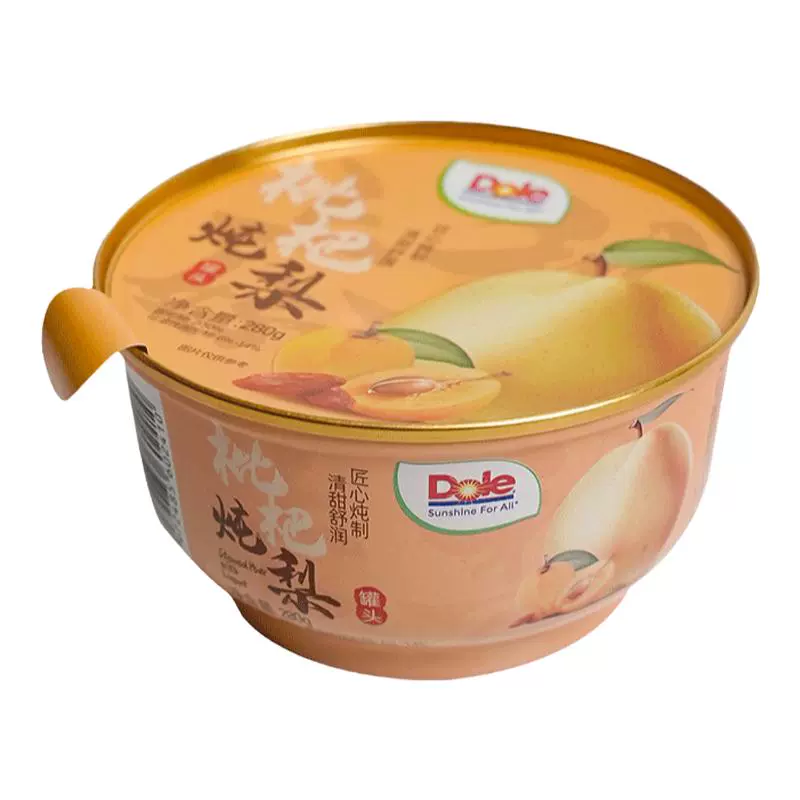 Dole 都乐 枇杷炖梨罐头 280g 碗装 ￥11.89