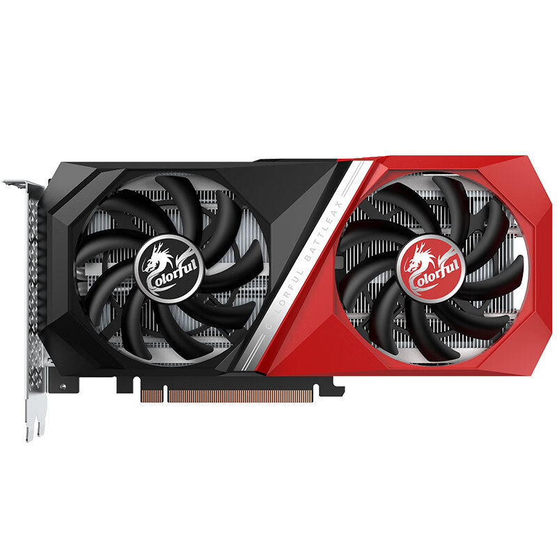 COLORFUL 七彩虹 战斧 GeForce RTX 3050 DUO V2 8G 显卡 8GB 黑红色 ￥1149