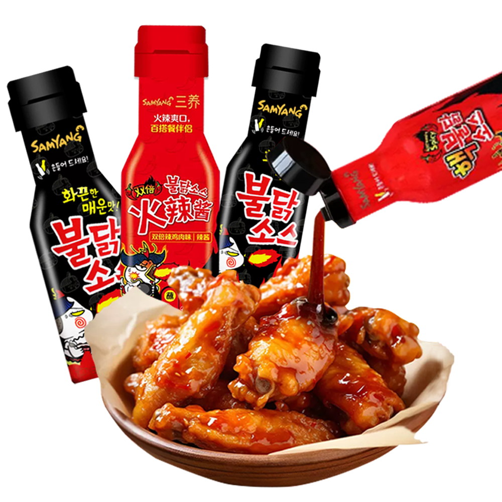 SAMYANG 三养 韩国三养火鸡面酱超辣酱料调味酱汁瓶装辣椒酱 9.41元