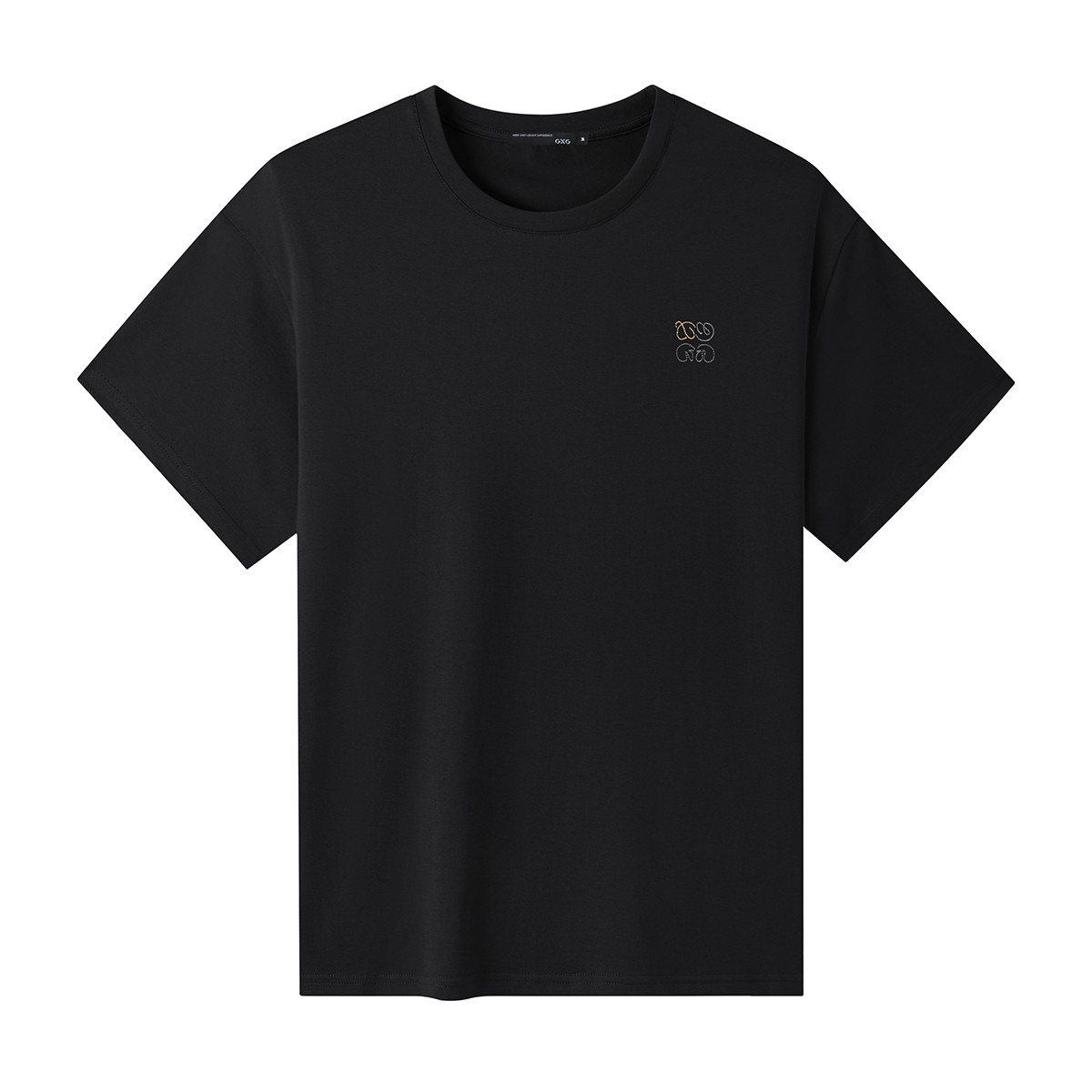 GXG 线条刺绣2短袖T恤上衣 69元+运费（新人或老用户回归低至29元）
