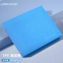 劳拉之星 平衡垫软踏滑盘平板支撑核心瑜伽训练防滑垫 蓝色大号 52元