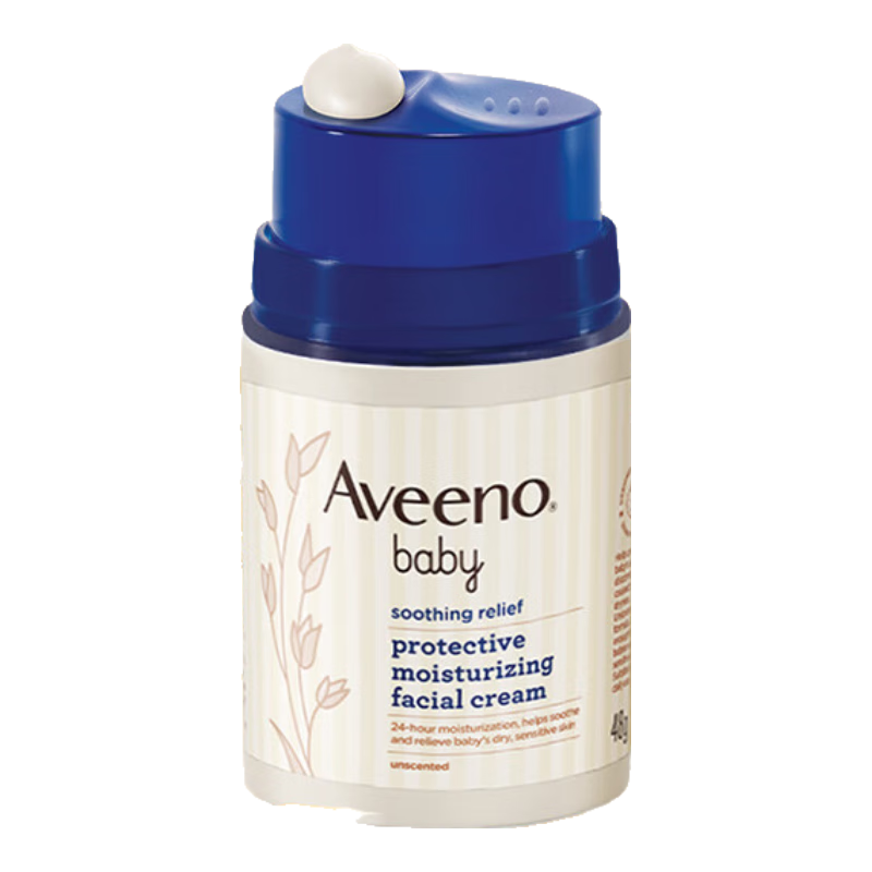 PLUS会员：Aveeno 艾惟诺 儿童面霜长效保湿滋润 48g 52.15元+运费（需用券）