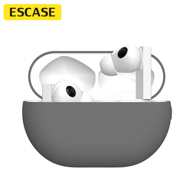 ESCASE 华为freebuds pro保护套蓝牙耳机套收纳盒 液态硅胶软壳全包防摔保护壳 i