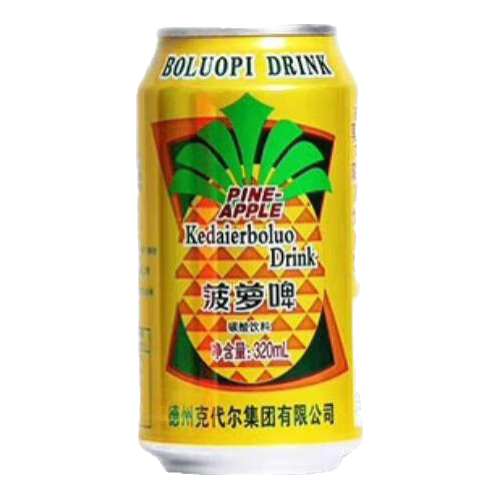 菠萝啤 无酒精果味汽水 320mL×6罐 5.9元