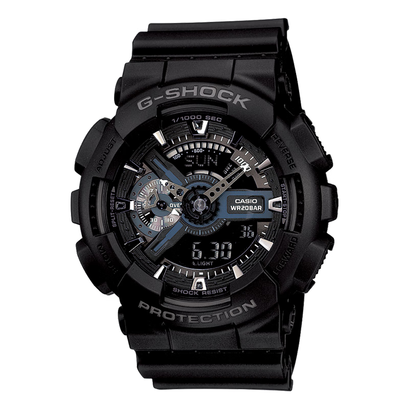 CASIO G-SHOCK 日韩表男表 黑武士 GA-110-1BDR 629元