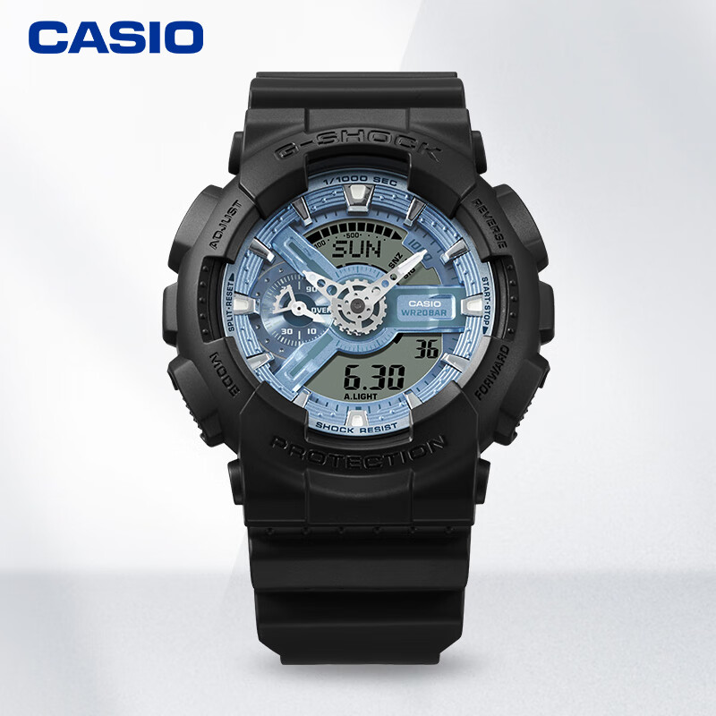 CASIO 卡西欧 G-SHOCK YOUTH系列 51.2毫米石英腕表 GA-110CD-1A2 707.1元