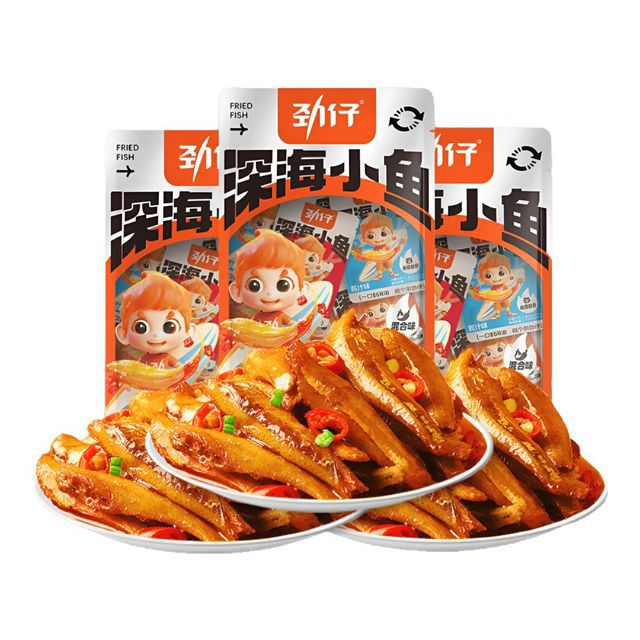 劲仔 深海小鱼 多口味 共72包 32.9元（需用券）