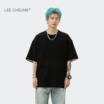LEE CHEUNG联名款 原创设计重磅短袖T恤男女情侣款 任选3件 59.7元包邮、折19.9