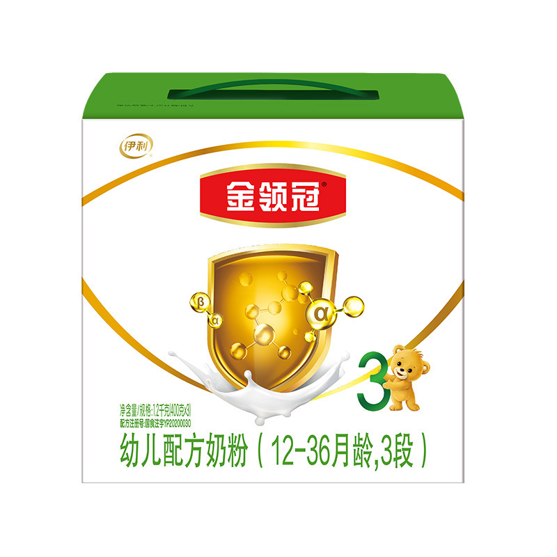 金领冠 经典系列 幼儿奶粉 国产版 3段 1200g 119.68元