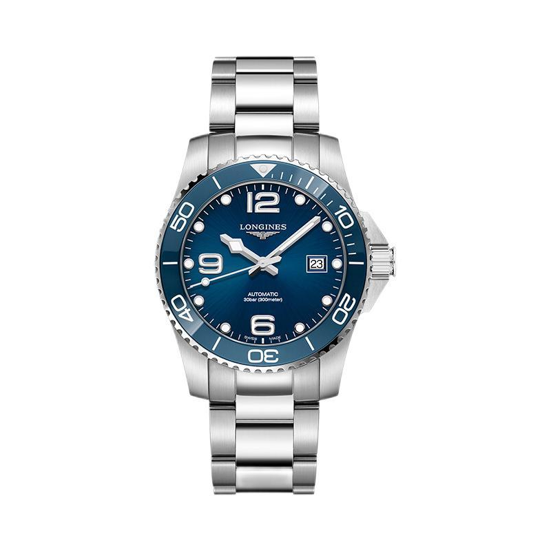 LONGINES 浪琴 康卡斯潜水系列 机械钢带男表 L3.781.4.96.6 41MM新年礼物 9534.05元