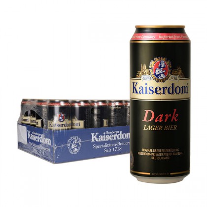 Kaiserdom 凯撒 黑啤酒500ml*24听 整箱装 德国原装进口 春日出游 149.2元（需用券