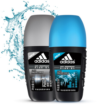 adidas 阿迪达斯 男士走珠香体液套装（冰点50ml+激情50ml） 28.9元（需用券）