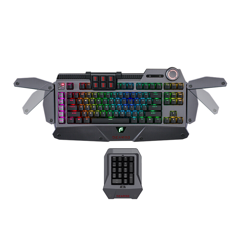 DEARMO 迪摩 F4 鬼怪 phantom 2.0 有线机械键盘 深空灰 Cherry黑轴 RGB 784.56元（需用