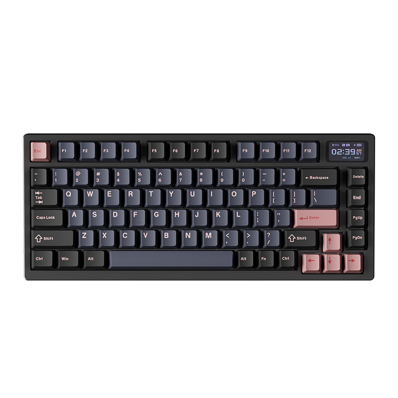 新品发售：ATK 艾泰克 VXE V75PRO 三模机械键盘 半铝坨坨 81键 青海湖轴 379元（
