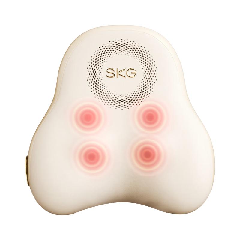 SKG 腰部按摩仪按摩器热敷靠垫抱枕全身 护腰背颈椎腿多部位揉捏放松 送男