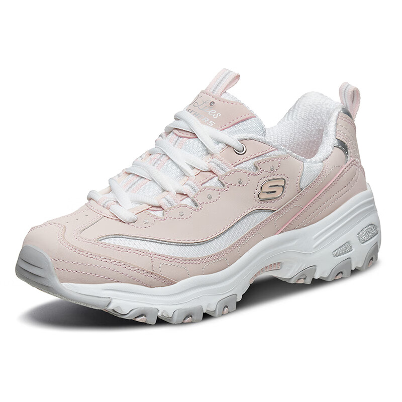 移动端、京东百亿补贴：SKECHERS 斯凯奇 女鞋 厚底增高老爹鞋 11930-LPKW 227.81