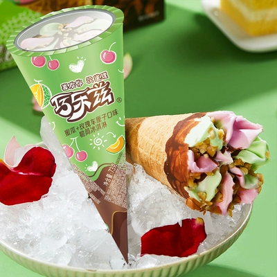 伊利 冰淇淋巧乐兹系列支棒脆筒组合装4口味28支 66.6元